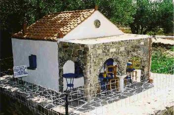 The first Cafe of Parikia Paros.