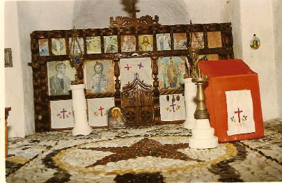 Send Nicolas church inside, by Benetos Skiadas Museum.