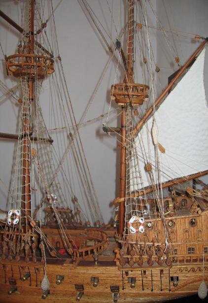 French ship model